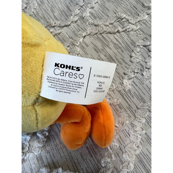 Kohl's Cares Duckling Gets a Cookie Mo Willems Plush Toy Stuffed Animal - Picture 6 of 6
